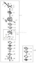 Page G Diagram and Parts List for EPA2 Shindaiwa Trimmer