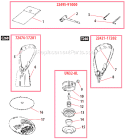 Page L Diagram and Parts List for  Shindaiwa Trimmer
