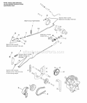 Clutch  Brake Control Group Diagram and Parts List for  Simplicity Lawn Tractor