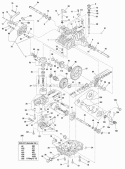 Transmission Service Parts - Tuff Torq K71G (1719722) Diagram and Parts List for  Simplicity Lawn Tractor