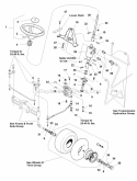 Steering Group - Power Steering (985518) Diagram and Parts List for  Simplicity Lawn Tractor
