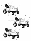 Decals Group - Brand  Model (B985788) Diagram and Parts List for  Simplicity Lawn Tractor