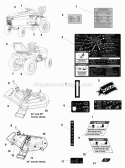 Decals Group - Safety  Common (C985788) Diagram and Parts List for  Simplicity Lawn Tractor