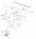 50 Mower Deck - Height Adjustment  Roller Bar Group (987083) Diagram and Parts List for  Simplicity Lawn Tractor