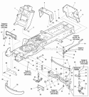 Frame Group - Manual Steering (986747) Diagram and Parts List for  Simplicity Lawn Tractor