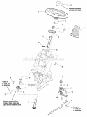 Steering Group - Manual Steering (985890) Diagram and Parts List for  Simplicity Lawn Tractor