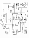 Wiring Schematic (4805Wsche) Diagram and Parts List for  Simplicity Lawn Tractor