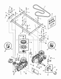 Transaxle Group (7502214) Diagram and Parts List for  Simplicity Lawn Tractor