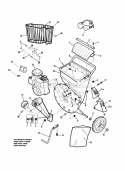 Hopper  Engine Group - Models 514  814 Diagram and Parts List for  Simplicity Chipper Shredder