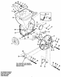 Housing  Rotor Group - Serial No 5000  Above Diagram and Parts List for  Simplicity Chipper Shredder