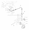 Parking Brake Group - Lower (7010Pbgl) Diagram and Parts List for  Simplicity Lawn Tractor