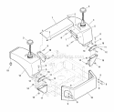 Fuel Tank Mount  Bumper Group (SN 138  Below) (7087Ftg1) Diagram and Parts List for  Simplicity Lawn Tractor