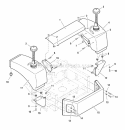 Fuel Tank Mount  Bumper Group (SN 139  Above) (7087Ftg2) Diagram and Parts List for  Simplicity Lawn Tractor