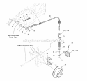 Parking Brake Group-Lower (7087Pbgl) Diagram and Parts List for  Simplicity Lawn Tractor