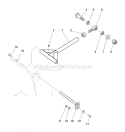 61 Mower Deck - Rear Mount Bars (7087Rmb) Diagram and Parts List for  Simplicity Lawn Tractor