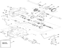 Mechanical Transmission-8 Speed (cont-D) Diagram and Parts List for 1982 Toro Lawn Tractor