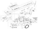 Hydraulic System Diagram and Parts List for 1981 Toro Lawn Tractor