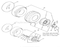 Wheels And Tires Diagram and Parts List for 1982 Toro Lawn Tractor