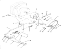 Page D Diagram and Parts List for 1982 Toro Lawn Tractor