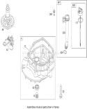 Crankcase Cover/Sump Assembly Diagram and Parts List for 290000001-290999999 - 2009 Toro Lawn Mower