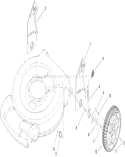 Rear Axle and Wheel Assembly Diagram and Parts List for 290000001-290999999 - 2009 Toro Lawn Mower