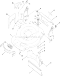 Housing Assembly Diagram and Parts List for 310000001-310006219 - 2010 Toro Lawn Mower