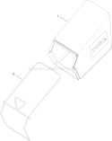 Rear Bag Assembly Diagram and Parts List for 310000001-310006219 - 2010 Toro Lawn Mower
