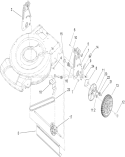 Rear Axle and Transmission Assembly Diagram and Parts List for 290000001-290999999 - 2009 Toro Lawn Mower
