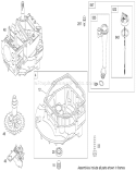 Crankcase Assembly Diagram and Parts List for 290000001-290999999 - 2009 Toro Lawn Mower