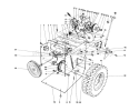 Traction Assembly Diagram and Parts List for 7000001-7999999 - 1987 Toro Snow Blower