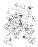 Page E Diagram and Parts List for 7000001-7999999 - 1987 Toro Snow Blower