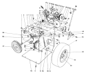 Traction Assembly Diagram and Parts List for 8000001-8999999 - 1988 Toro Snow Blower