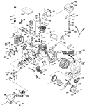 Page E Diagram and Parts List for 8000001-8999999 - 1988 Toro Snow Blower