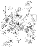 Page F Diagram and Parts List for 1000001-1999999 - 1991 Toro Snow Blower