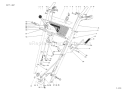 Handle Assembly Diagram and Parts List for 59000001-59999999 - 1995 Toro Snow Blower