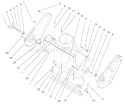 Page K Diagram and Parts List for 7900001-7999999 - 1997 Toro Snow Blower