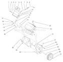 Page C Diagram and Parts List for 7900001-7999999 - 1997 Toro Snow Blower