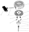 Page G Diagram and Parts List for 7900001-7999999 - 1997 Toro Snow Blower