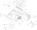 Shroud and Control Panel Assembly Diagram and Parts List for 310006876-310999999 - 2010 Toro Snow Blower