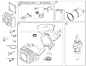 Cylinder, Piston, and Connecting Rod Diagram and Parts List for 250000001-250999999 - 2005 Toro Snow Blower