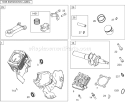 Cylinder, Piston, and Connecting Rod Diagram and Parts List for 280000001-280999999 - 2008 Toro Snow Blower