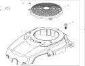 Blower Housing Assembly Diagram and Parts List for 280000001-280999999 - 2008 Toro Lawn Tractor