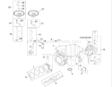 Crankcase Assembly Diagram and Parts List for 280000001-280999999 - 2008 Toro Lawn Tractor