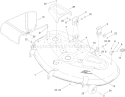 50 Inch Deck Assembly Diagram and Parts List for 310000001-310999999 - 2010 Toro Lawn Tractor