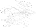 Deck Lift Assembly Diagram and Parts List for 310000001-310999999 - 2010 Toro Lawn Tractor