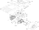 Hydro Drive Assembly Diagram and Parts List for 270000001-270999999 - 2007 Toro Lawn Tractor