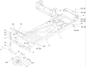 Frame Assembly Diagram and Parts List for 280000001-280999999 - 2008 Toro Lawn Tractor