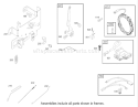 Governor Assembly Diagram and Parts List for 240000001-240999999 - 2004 Toro Lawn Tractor