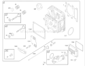 Cylinder Head Assembly Diagram and Parts List for 240000001-240999999 - 2004 Toro Lawn Tractor