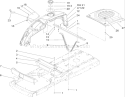 Styling Assembly Diagram and Parts List for 250000001-250999999 - 2005 Toro Lawn Tractor